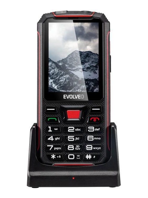 EVOLVEO STRONGPHONE Z4 BLACK-RED telefon