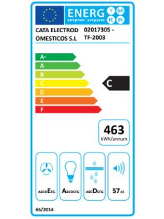 CATA TF2003 60/D beépíthető páraelszívó
