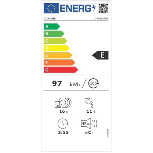 GORENJE GS643E90X mosogatógép
