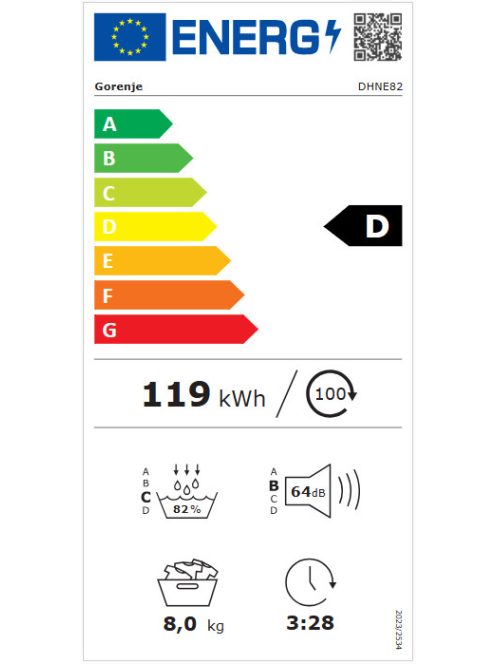 GORENJE DHNE82 szárítógép