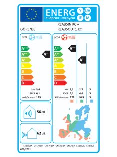 GORENJE REA35IN/REA35OUT1 split klíma