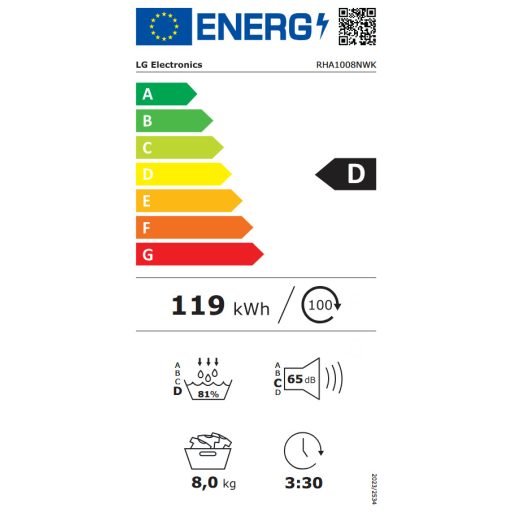 LG RHA1008NWK szárítógép