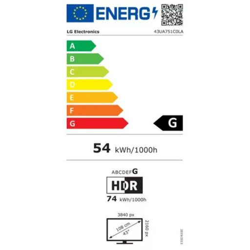 LG 43UA751C0LA.AEU televízió