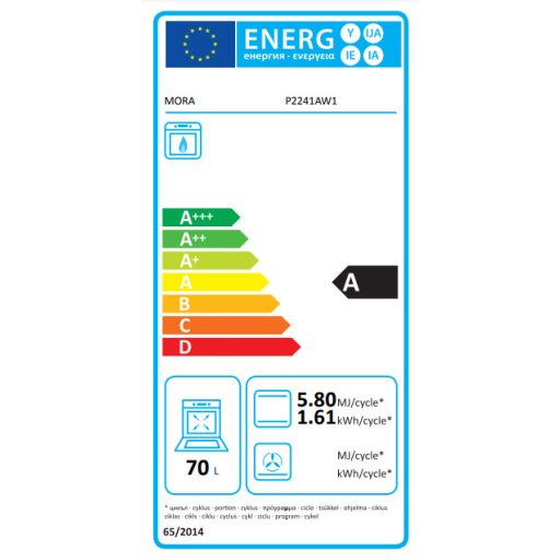 MORA P2241AW1 gáztűzhely