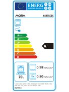 MORA K4255C1S kombinált tűzhely